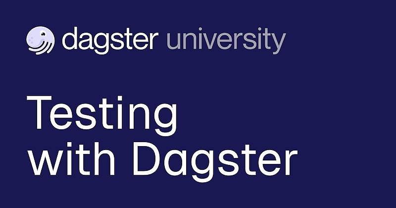 Testing with Dagster