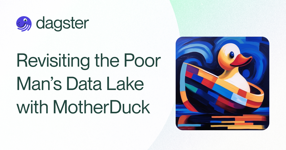 Build a poor man’s data lake from scratch with DuckDB