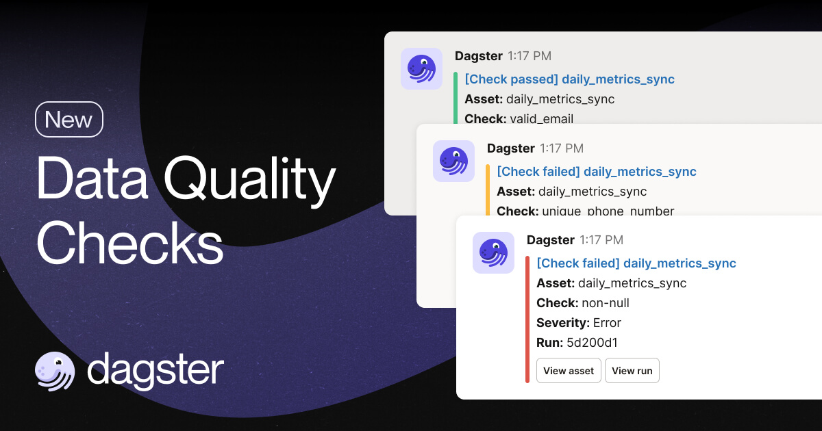 Introducing Dagster Asset Checks