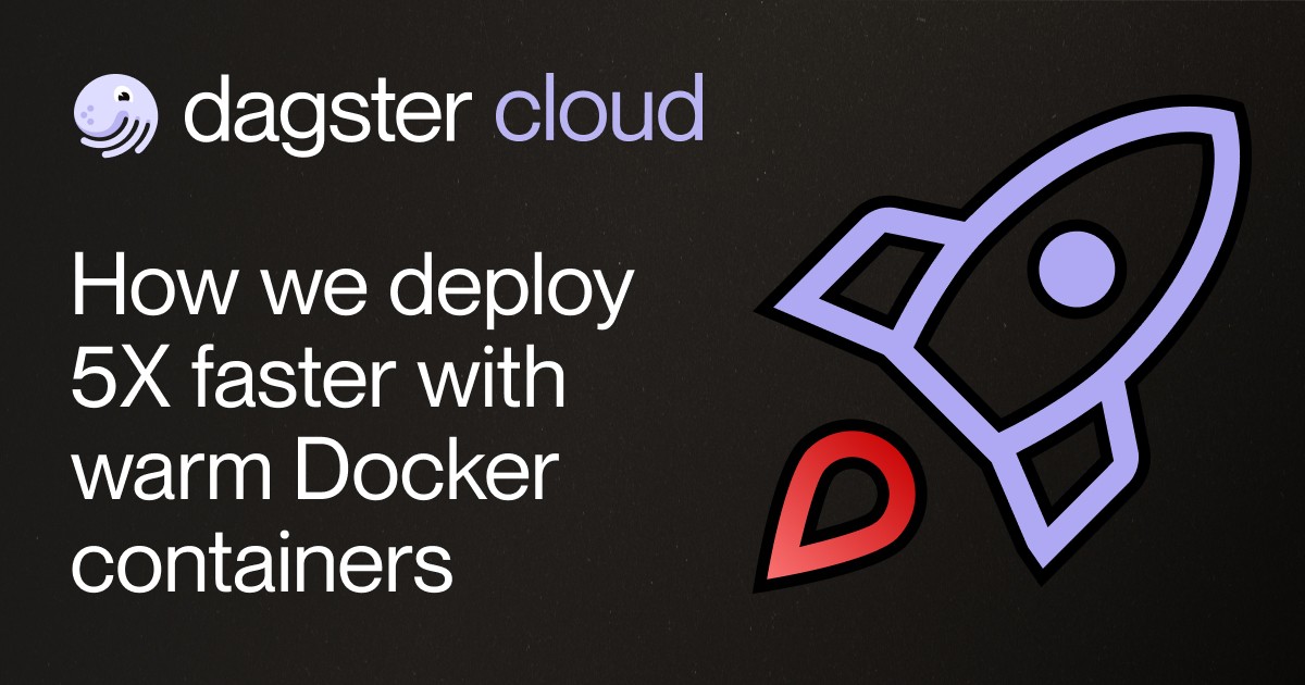 How Dagster Deploys 5X Faster with Warm Docker Containers