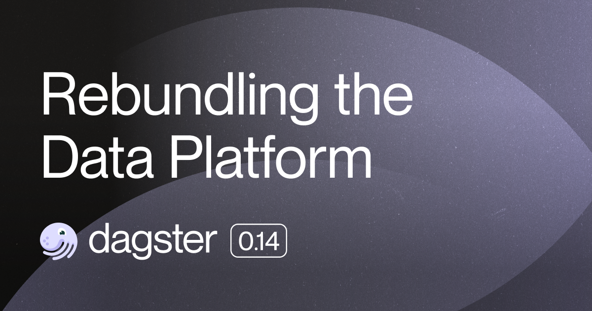 Rebundling the Data Platform