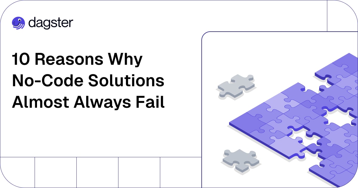 10 Reasons Why No-Code Solutions Almost Always Fail