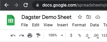 a screenshot of a new google sheets document