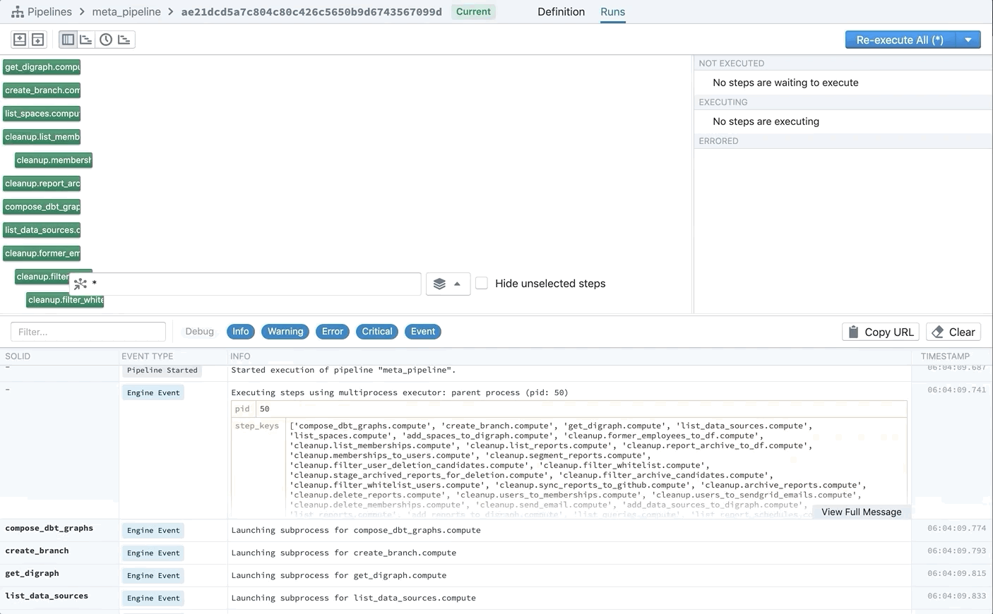 Viewing a plot posted to Slack from Dagit