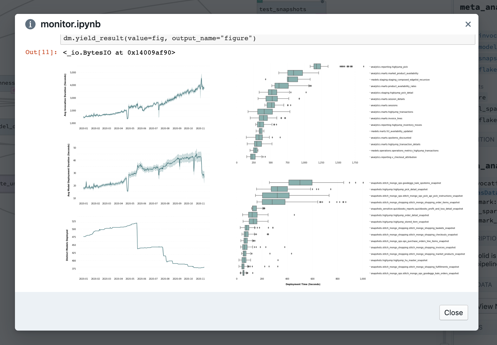 The output notebook.
