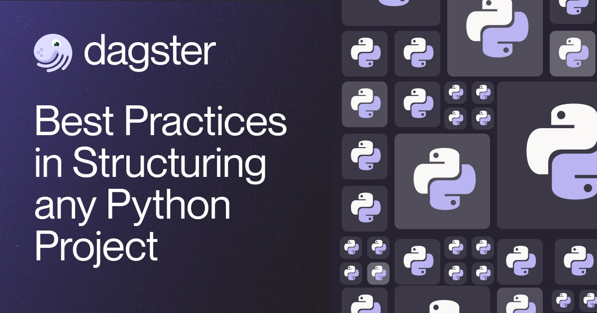 Best Practices in Structuring Python Projects