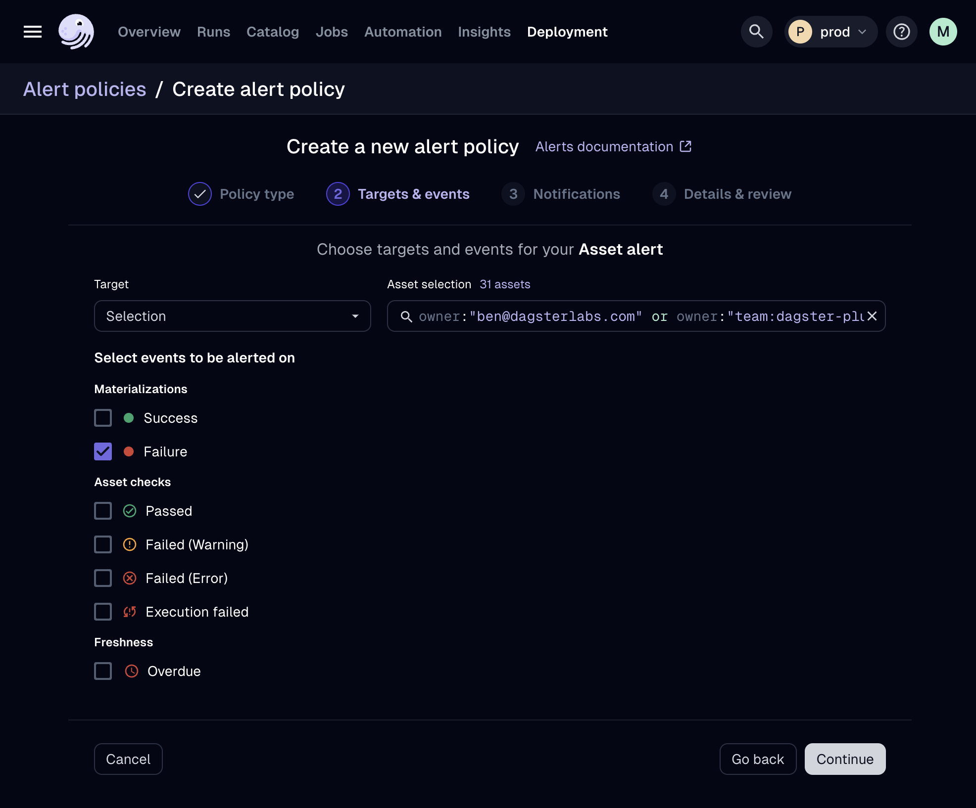Alerts