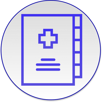 An illustration of a medical record